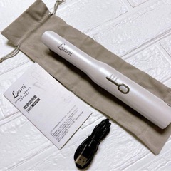 新品 コードレス ストレートヘアアイロン カールアイロン 2wa...
