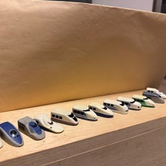 新幹線の消しゴムの画像