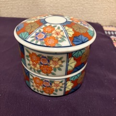 有田焼 陶器　２段重　小物　薬味　　珍味入れ