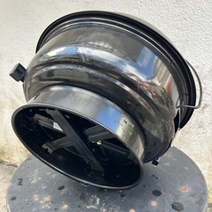 新品未使用‼️US🇺🇸KINGS FORDウェーバーBBQグリルSMOKEY　JOEバーベキューグリルバーベキュー釜スモークグリル（小）サイズ🍉プロフ必読 の画像