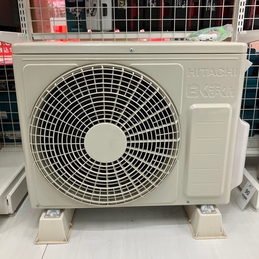 【中古】【動作OK】【店頭引取限定】HITACHI ヒタチ 壁掛けエアコン 白くまくん RAS-AJ22M 40,700円（税込）