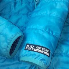 RH ダウンジャケット 水色 140cmの画像