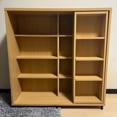 本棚 収納 ラック 可動式の画像