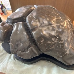 石の置物2点の画像