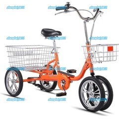 四輪自転車　トライククルーザーバイク　初心者、高齢者向きの自転車
の画像