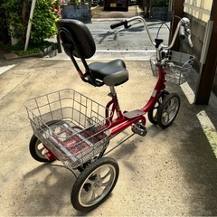 四輪自転車　トライククルーザーバイク　初心者、高齢者向きの自転車
の画像