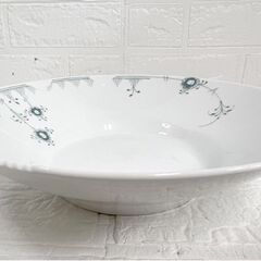 ロイヤルコペンハーゲン カラーエレメンツ セージ ディーププレート グリーン 24cm 深皿 大皿 未使用 保管品 ☆ 札幌市白石区 白石店  の画像