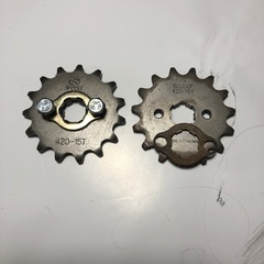 カブ　モンキー　ダックス等　　420リンク　15T フロントスプ...