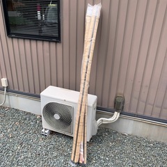 猛暑目隠しに竹のカーテン2本約１００✖️１６８cm