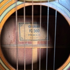 【中古】ヤマハ アコースティック フォーク ギター FG-360の画像