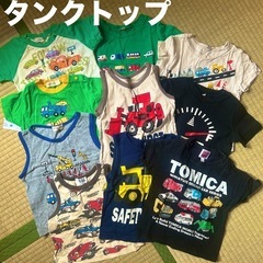 子ども服10枚　80〜95 　はたらくくるま