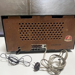 当時物 National ナショナル 真空管ラジオ UA-360  MW/SW 松下 Made in Japan 受信確認済 中古品 ④の画像
