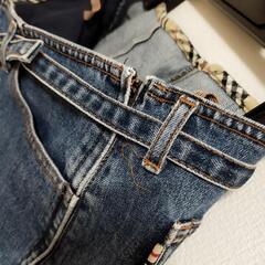 中古美品　BURBERRY　デニムスカートの画像