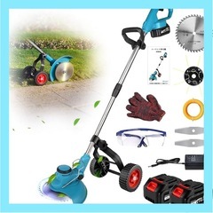 【新品】草刈り機　バッテリー2個付き　