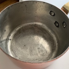 18cm 銅製　深鍋　片手鍋　フランスアンティークの画像