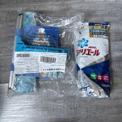 窓拭きワイパー　モップ　+洗剤