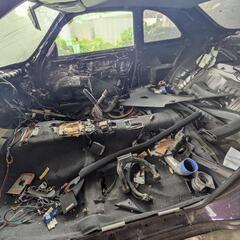 BCNR33 R33 GT-R V-spec 部品取り車　ボディ　箱　車体　オマケ付き　一時抹消の画像
