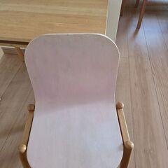 キッズテーブル&チェア(木製)の画像