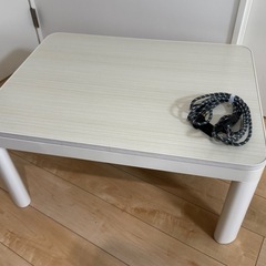 こたつテーブル ローテーブル　リバーシブル 80cm×60cm