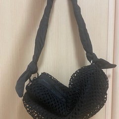 zara メッシュ　バッグ