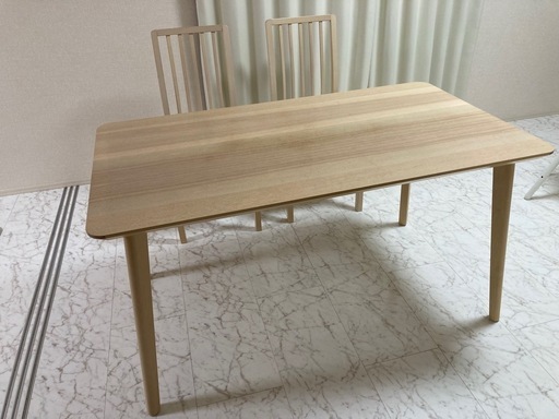 IKEA LISABO シリーズ ダイニングテーブル 4人用 椅子2脚付き
