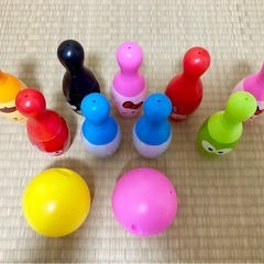 【美品】サンリオキャラクターカラフル ボウリングセットの画像