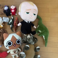ぬいぐるみ　ドキンちゃん　アイルー　ボスベイビー　セサミストリート　恐竜　ポカブ　ポケモン
の画像