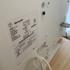 SHARP AQUOS  24V型　テレビの画像