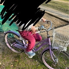 22インチ　自転車　女の子　メゾピアノ 