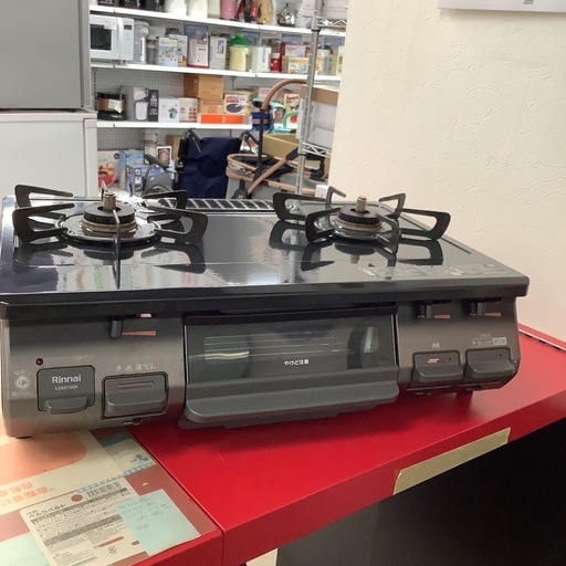 Rinnai リンナイ　ガステーブル　ガスコンロ　都市ガス用　KSR670BKL 2021年製