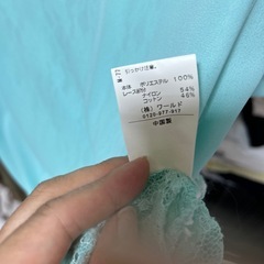 ペパーミントグリーンのブラウスの画像