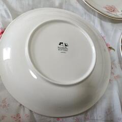 itto POTTERY  花柄八角形陶器皿 5枚セット ケーキ皿の画像
