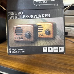 Bluetoothスピーカー RETRO WIRELESS SPEAKER の画像
