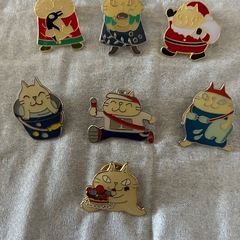 ネコ　ピンバッチ