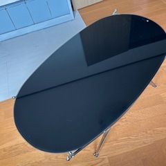 黒ガラステーブル
