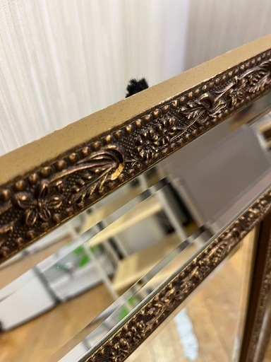 高級家具!! ショップ 大型ミラー 鏡 輸入家具 ヴィンテージ加工