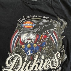 Dickies 半袖Tシャツ 黒 プリントの画像