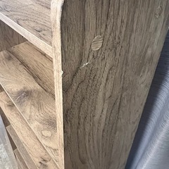 おしゃれシェルフ グレージュ 棚 木目 の画像