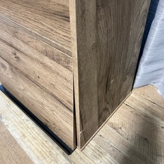 おしゃれシェルフ グレージュ 棚 木目 の画像