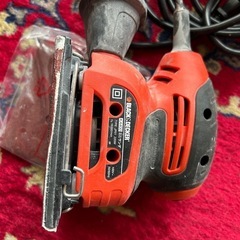 ブラックコード式 ミニサンダー DIY 電動工具 研磨工具 コンパクト の画像