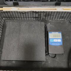 クーラーガス補充時のガスタンクはかりき