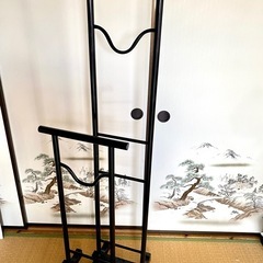 着物ハンガー　撞木(しゅもく) 黒  ２個　帯掛け  反物掛け  着物かけ の画像