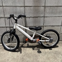 キッズ自転車16インチ　ホワイトD