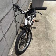 キッズ自転車16インチ　ホワイトDの画像