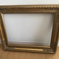 古い額縁 アートフレーム ゴールドの画像