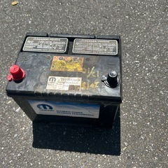自動車用バッテリー2点　58-6MF ジャンクの画像