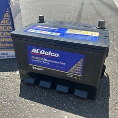 自動車用バッテリー2点　58-6MF ジャンクの画像