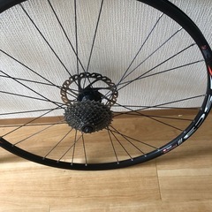 自転車　ホイールの画像