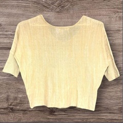 【美品】ドゥアルシーヴ❤ドルマンスリーブ　7分丈サマーニットの画像