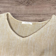 【美品】ドゥアルシーヴ❤ドルマンスリーブ　7分丈サマーニットの画像